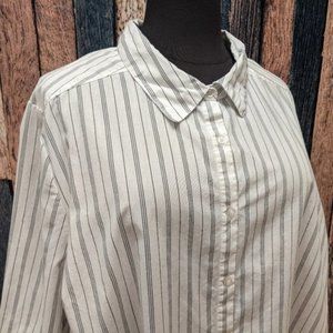 Roman's 34W Striped Blouse